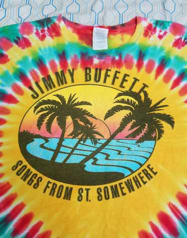 Band Tees × Vintage Vintage Jimmy Buffett Tour Ti… - image 1