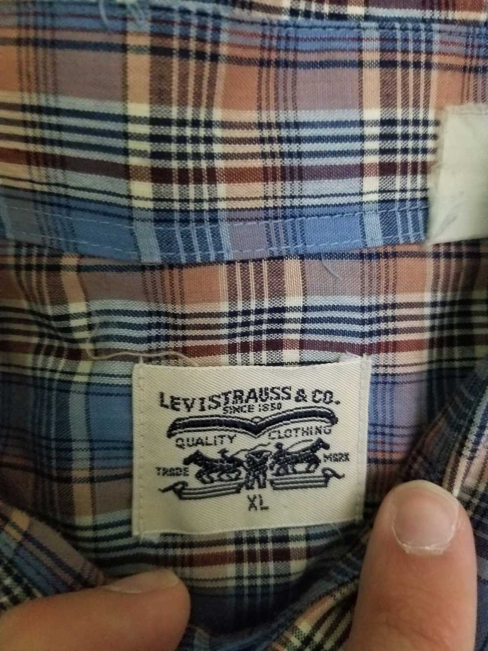 Flannel × Levi's × Vintage Vintage 80s 90s Levi's… - image 3
