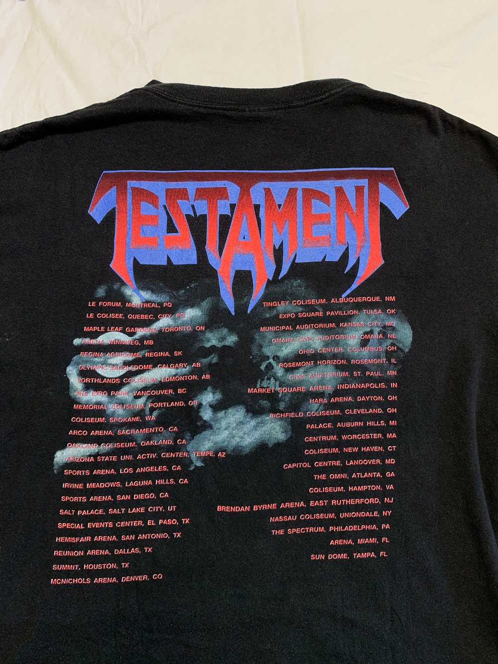 Vintage Testament Souls of Black Tour Tee 1990 – L - image 4