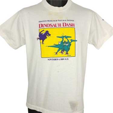 Vintage Dinosaur Dash T Shirt Vintage 80s 1989 Ho… - image 1