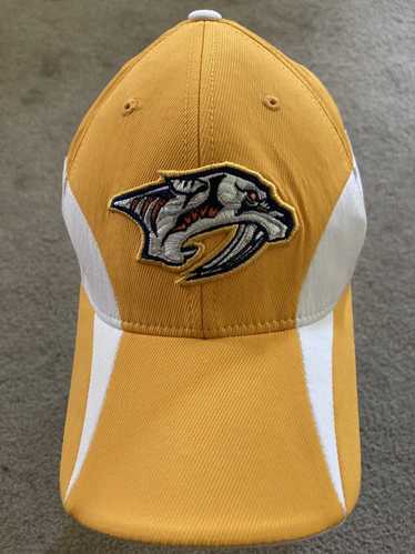 Sabertooth Skull Hat Snapback Navy Nashville Predators