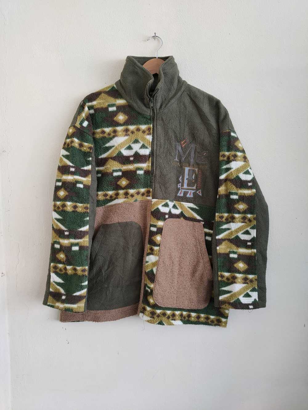 Japanese Brand × Streetwear Monadeesprit Half Zip… - image 1