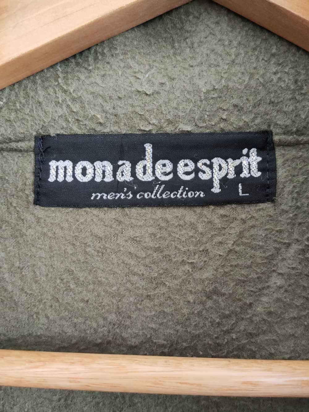 Japanese Brand × Streetwear Monadeesprit Half Zip… - image 7