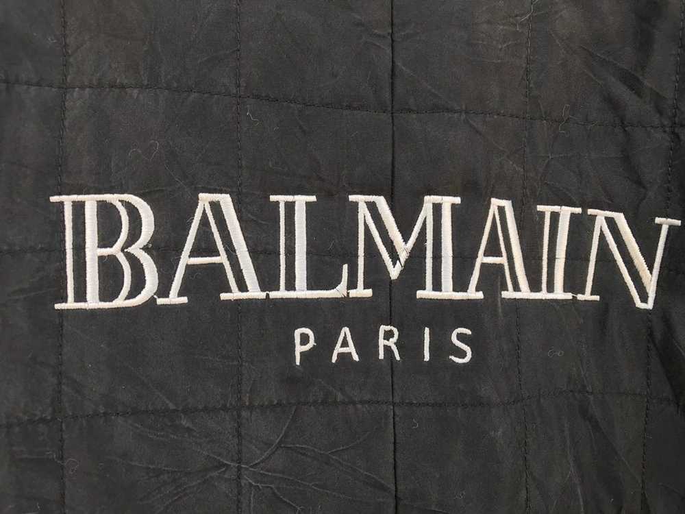 Balmain Vintage Down Jacket Balmain Big logo embr… - image 4