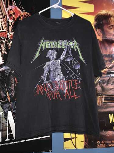 Band Tees × Metallica × Vintage Metallica Justice… - image 1