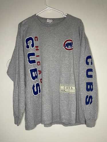 Chicago Cubs Shirt Mens 2XL XLL Red Short Sleeve Crew Neck Klew MLB Baseball