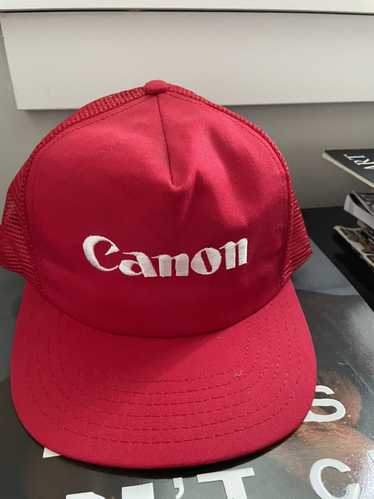 Canon × Vintage Red Cannon Logo Mesh Trucker