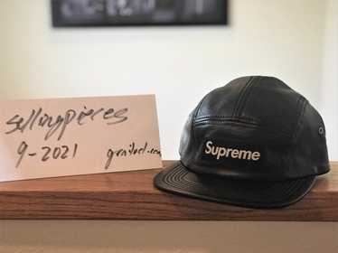 Supreme Supreme Leather camp cap adjustable strap… - image 1