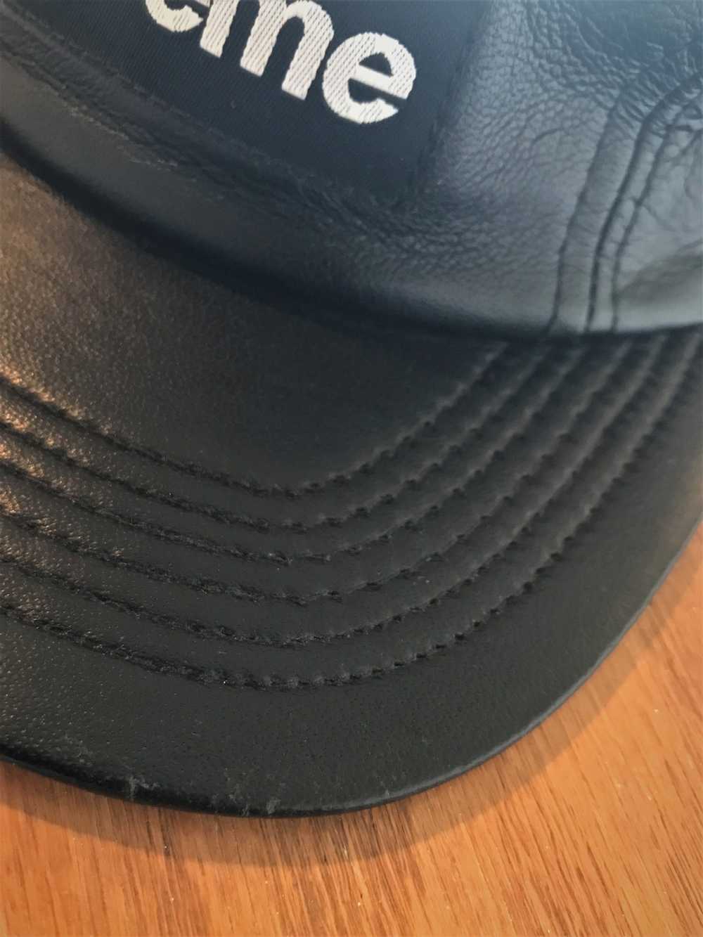 Supreme Supreme Leather camp cap adjustable strap… - image 2