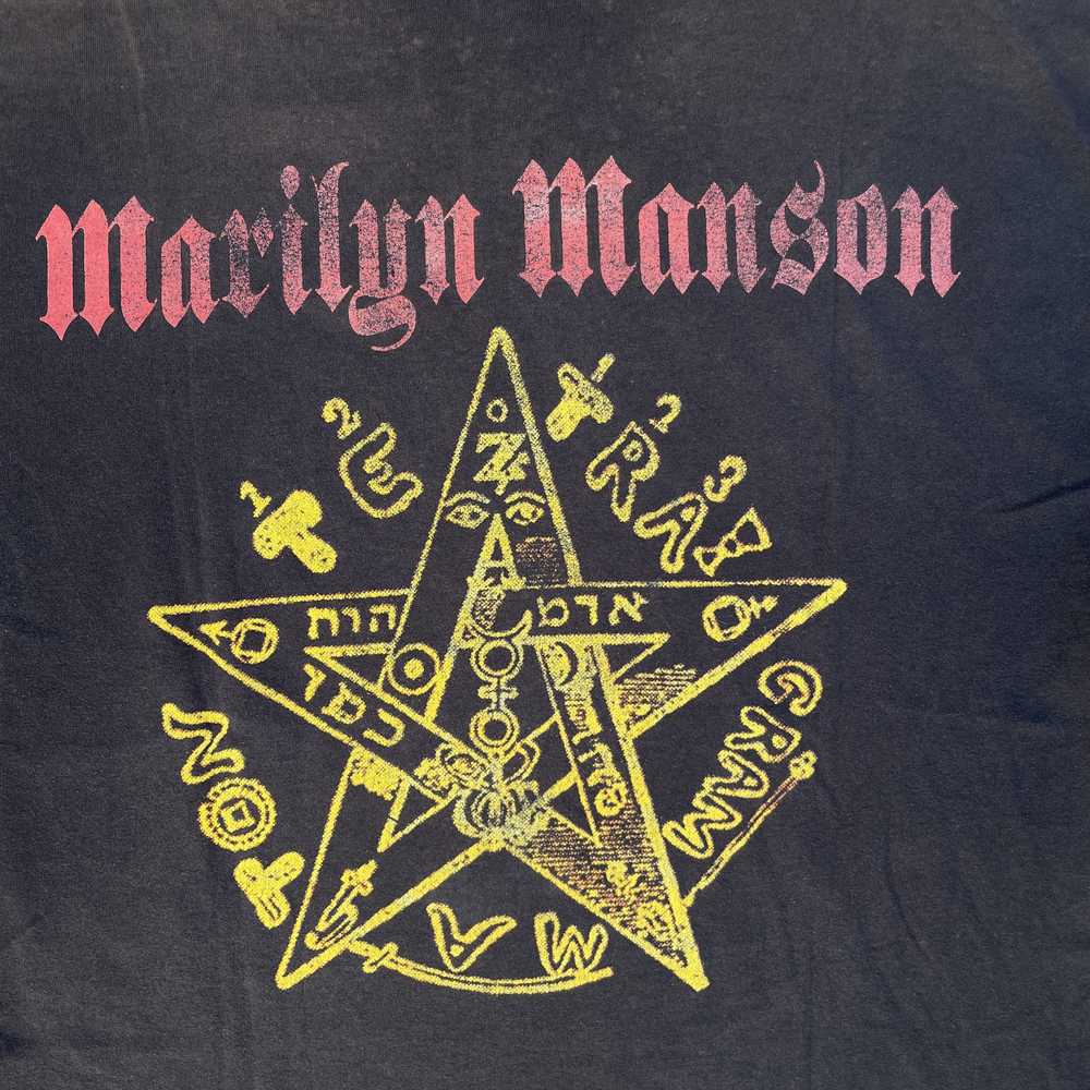 Vintage rare Marilyn Manson Bootleg T-shirt - image 6