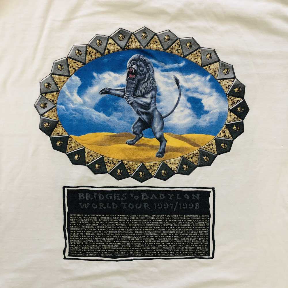 Rare 1997 purchases Bridges to Babylon tour shirt