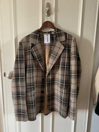 Asos Beige Plaid Blazer