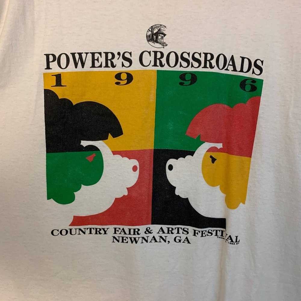 Vintage Vintage 90's Power's Crossroads Festival … - image 2