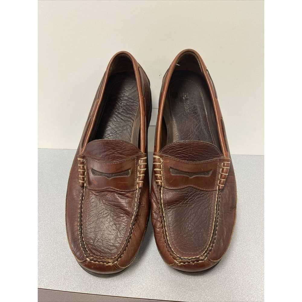 L.L. Bean LL Bean Handsewn Leather Penny Loafers Mens… - Gem