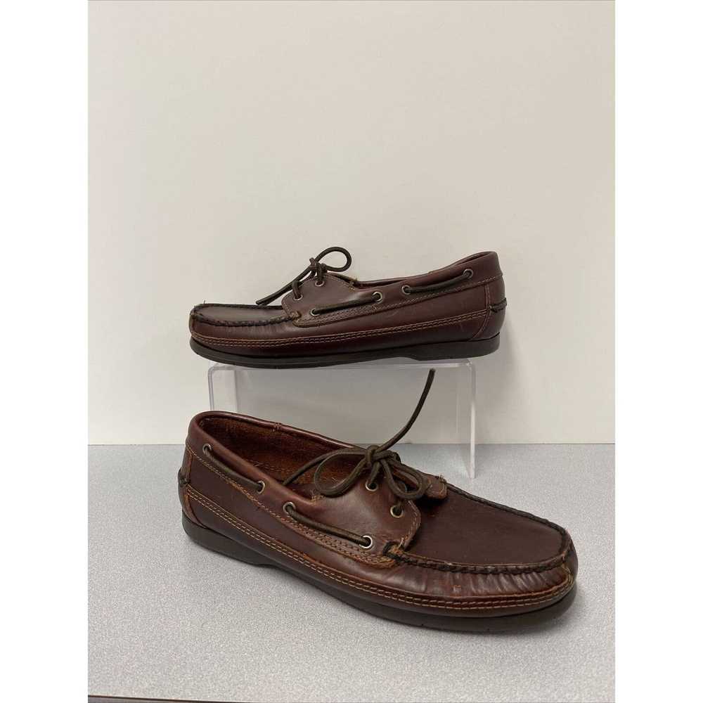 Minnetonka Minnetonka Men's Leather Moccasins 8 B… - image 1