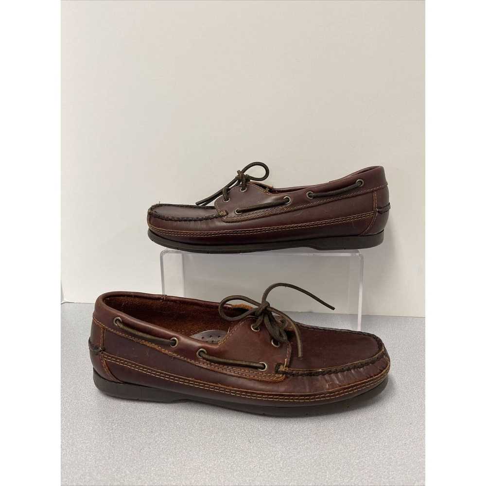 Minnetonka Minnetonka Men's Leather Moccasins 8 B… - image 2