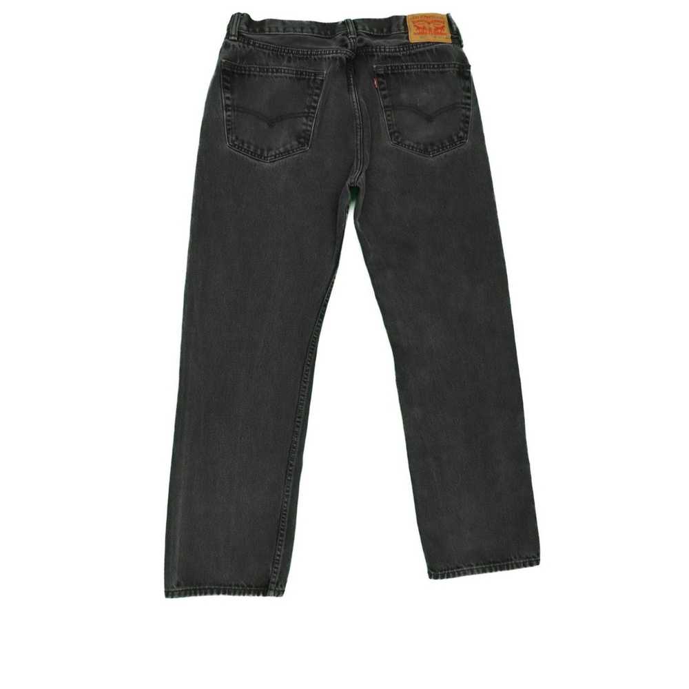 Levi's Levis 505 Black Jeans 34x30 - image 2