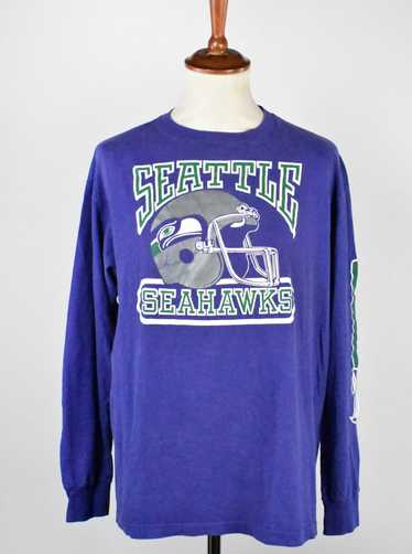 1980's Seattle Seahawks Long Sleeve T-Shirt - image 1
