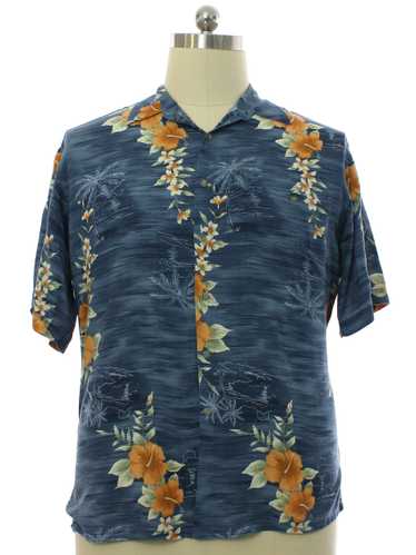 1990's Van Heusen Mens Rayon Hawaiian Shirt