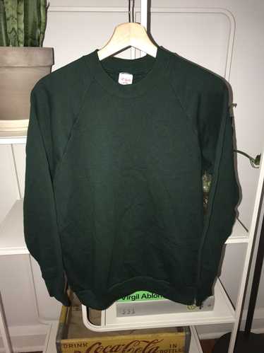 Vintage Vintage Forest Green 90’s Blank Crewneck R