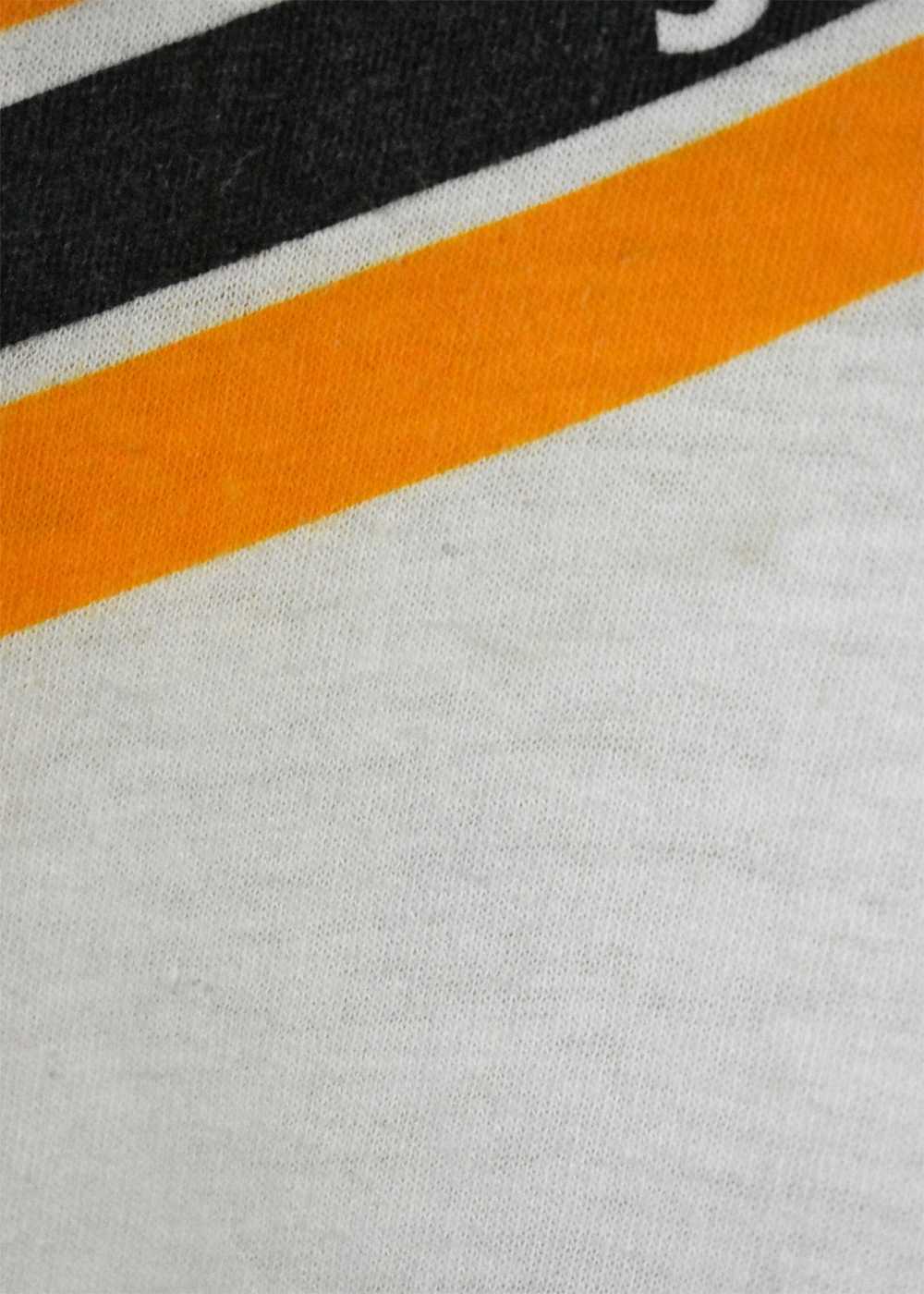 1970's Pittsburg Steelers Ringer T-shirt, Made in… - image 4