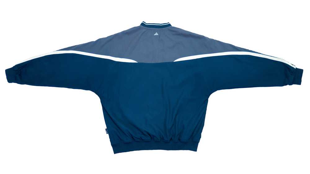 Adidas - Blue & Grey Golf Pullover Windbreaker 19… - image 2