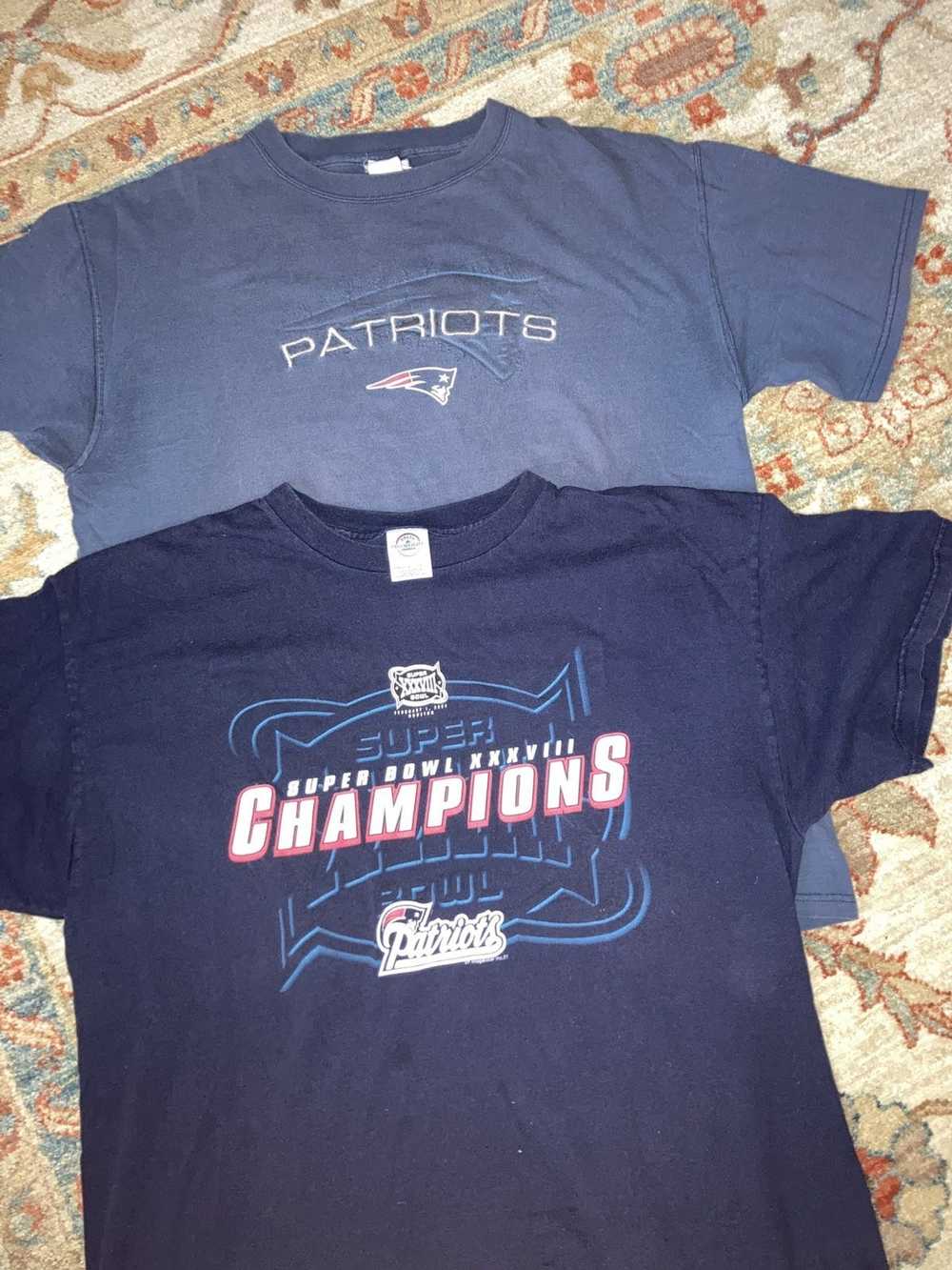 NFL × Vintage LOT of 2 VTG T-Shirts Super Bowl Ch… - image 1