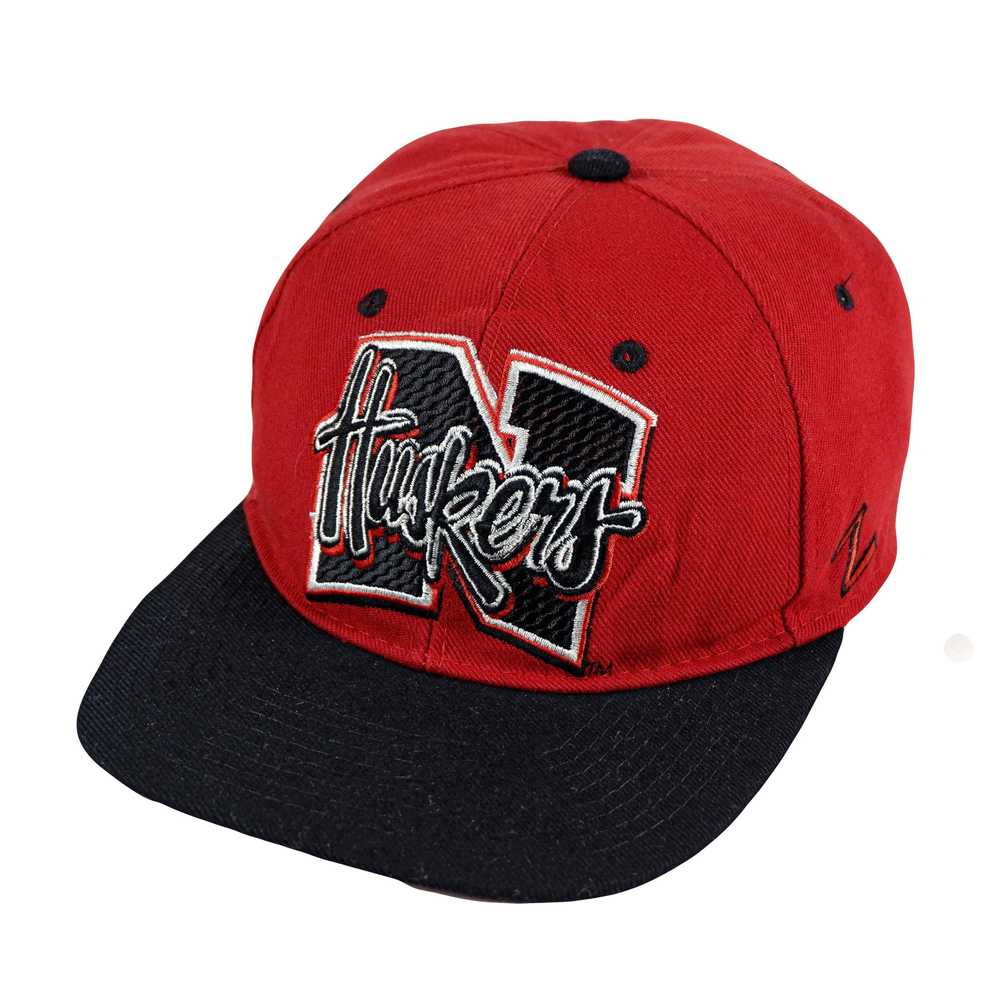 NCAA - Nebraska Huskers Fitted Hat 1990s 7 1/8 - image 3