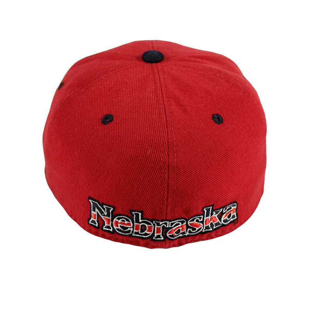 NCAA - Nebraska Huskers Fitted Hat 1990s 7 1/8 - image 4