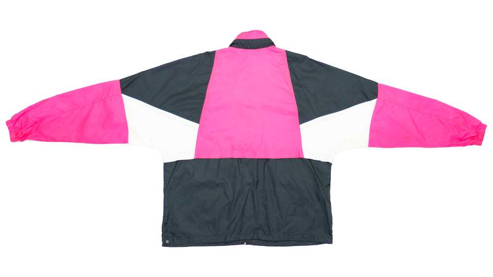 Nike - B&W and Pink Colorblock Windbreaker 1980s … - image 2