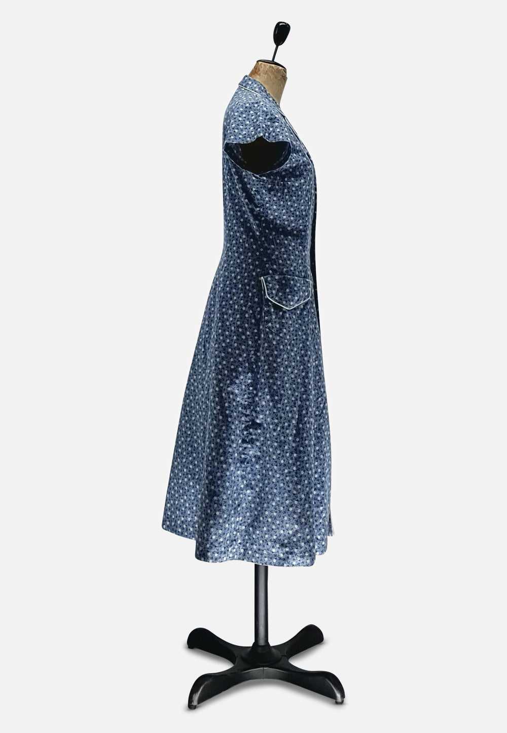 Blue Cotton Cutie Dress - image 3