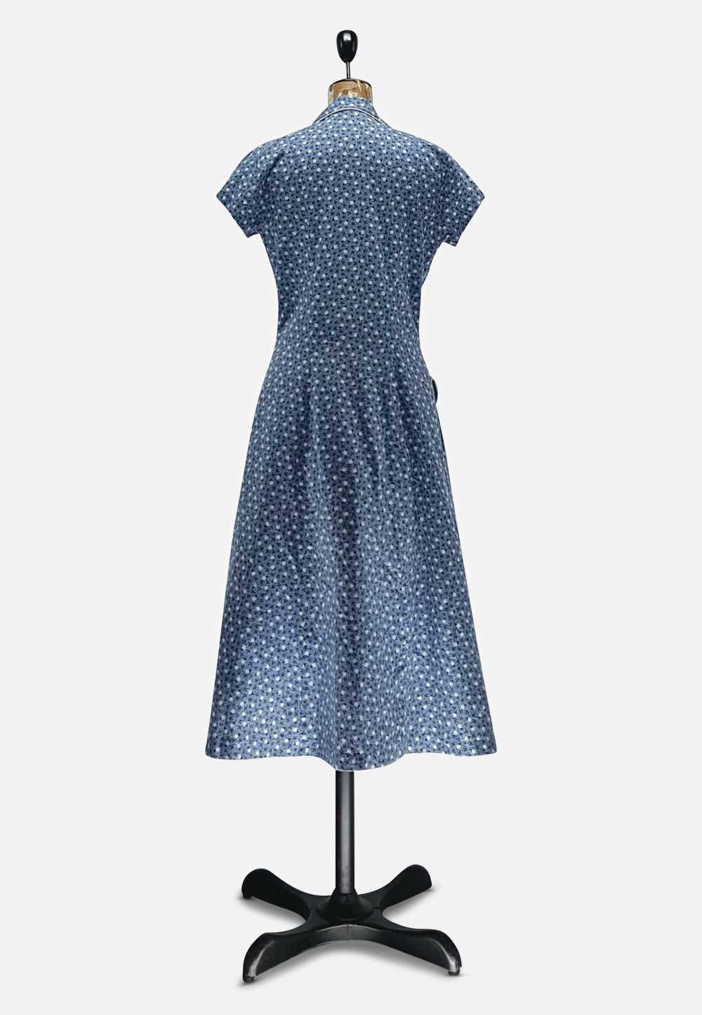 Blue Cotton Cutie Dress - image 4