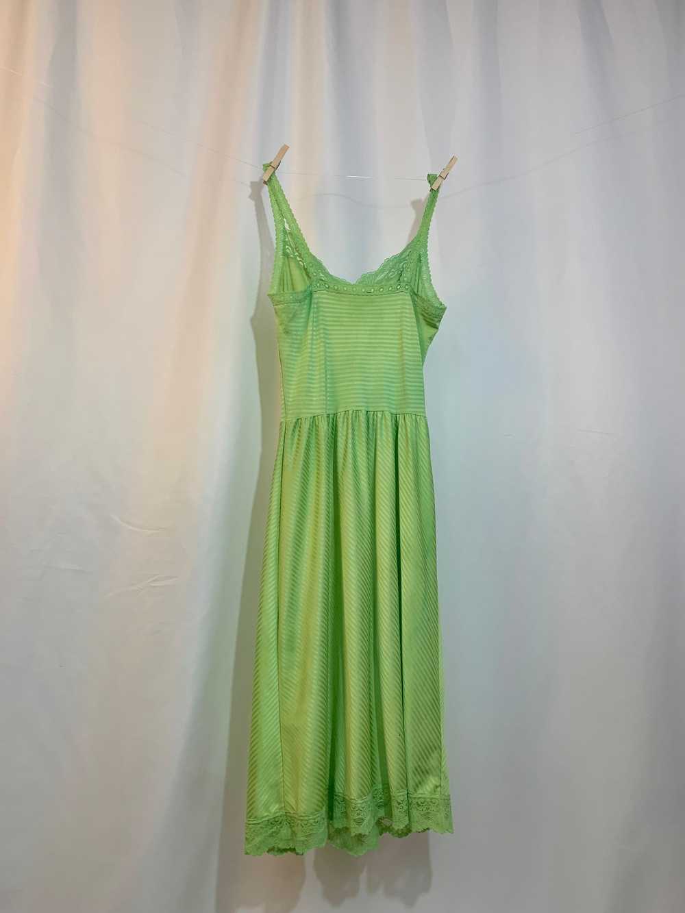 Hand dyed 70’s disco slip dress - image 5