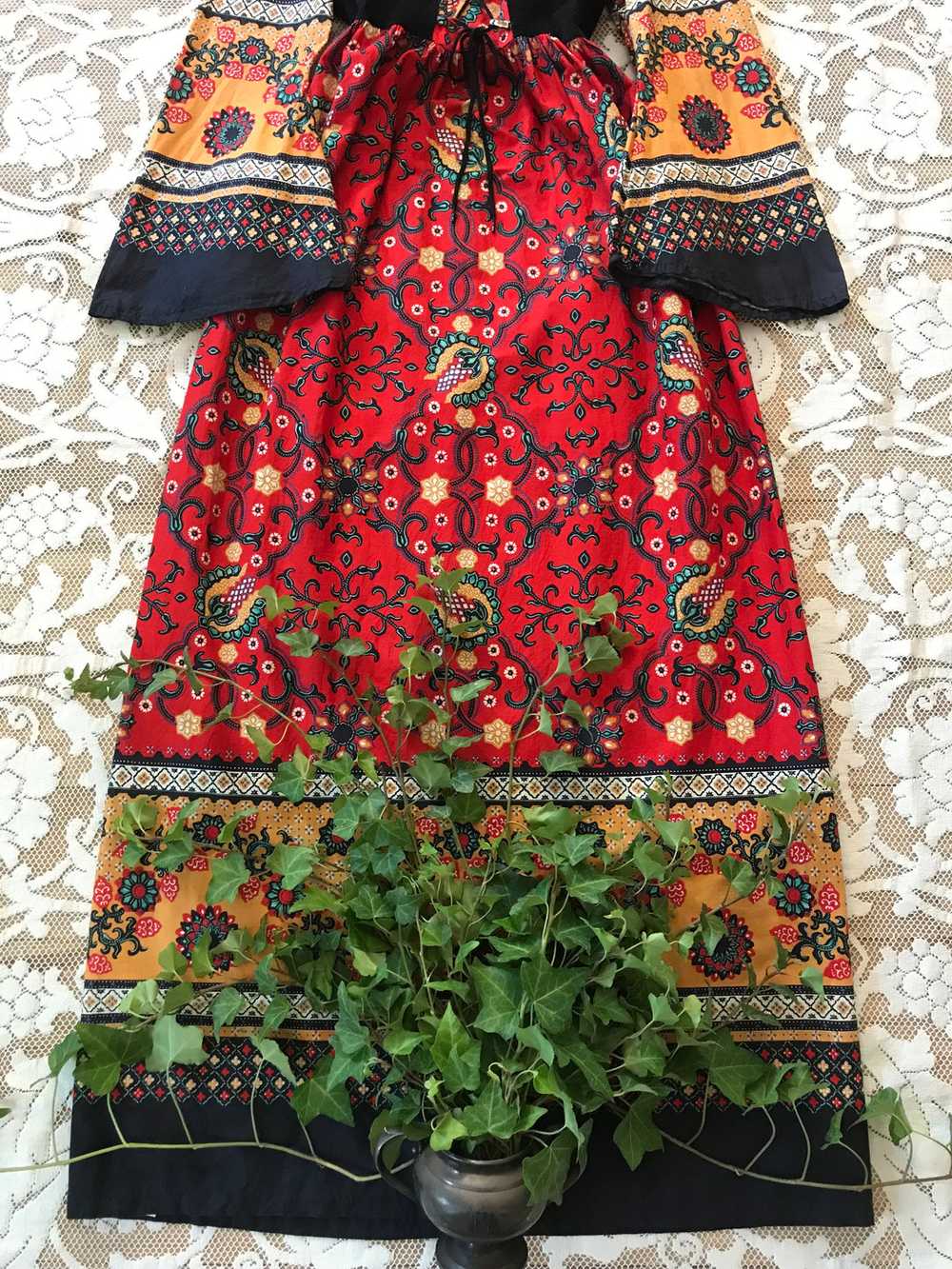 Authentic 1970’s vintage paisley print dress 🌿⚔️… - image 7