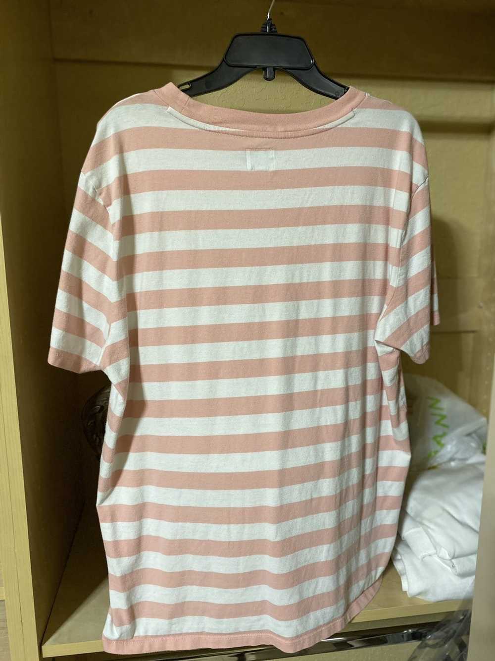 Guess × Pacsun Guess Los Angeles Pink Striped Tee - image 4