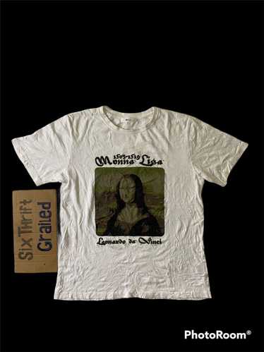 Vintage Monna lisa by leonardo da Vinci T-Shirt - image 1