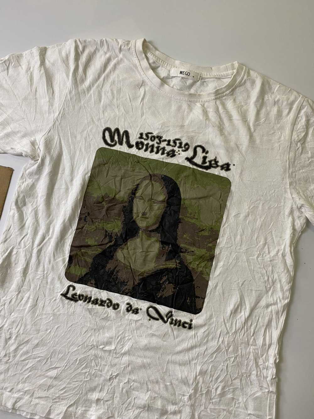 Vintage Monna lisa by leonardo da Vinci T-Shirt - image 4