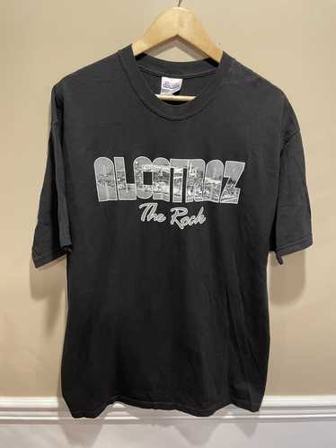 Hanes Alcatraz the rock tee black xl vintage