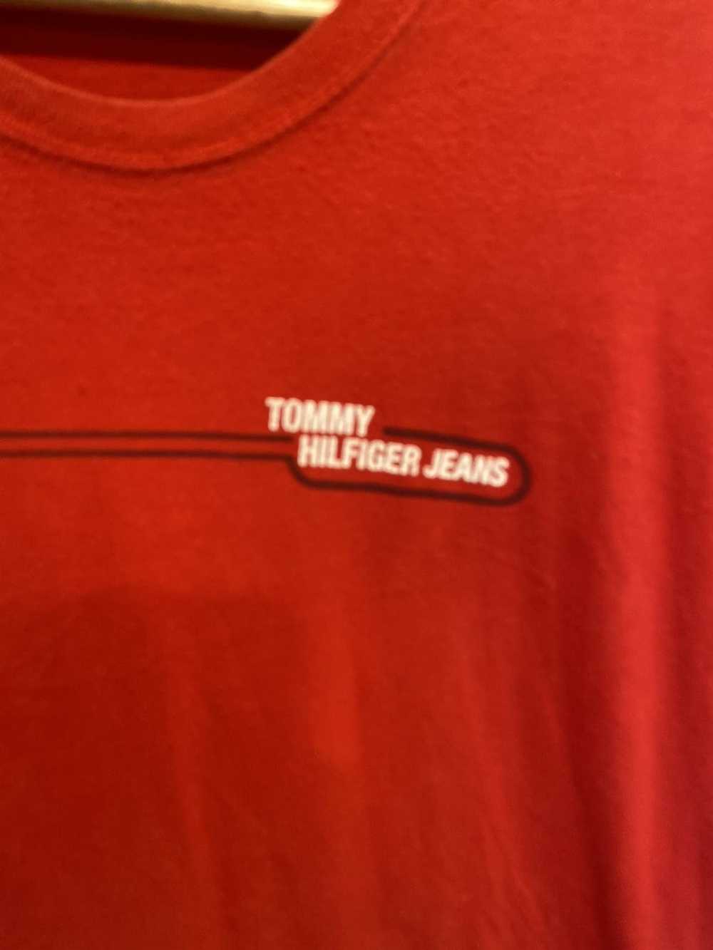 Tommy Hilfiger Vintage tommy hilfiger tee red xl - image 4