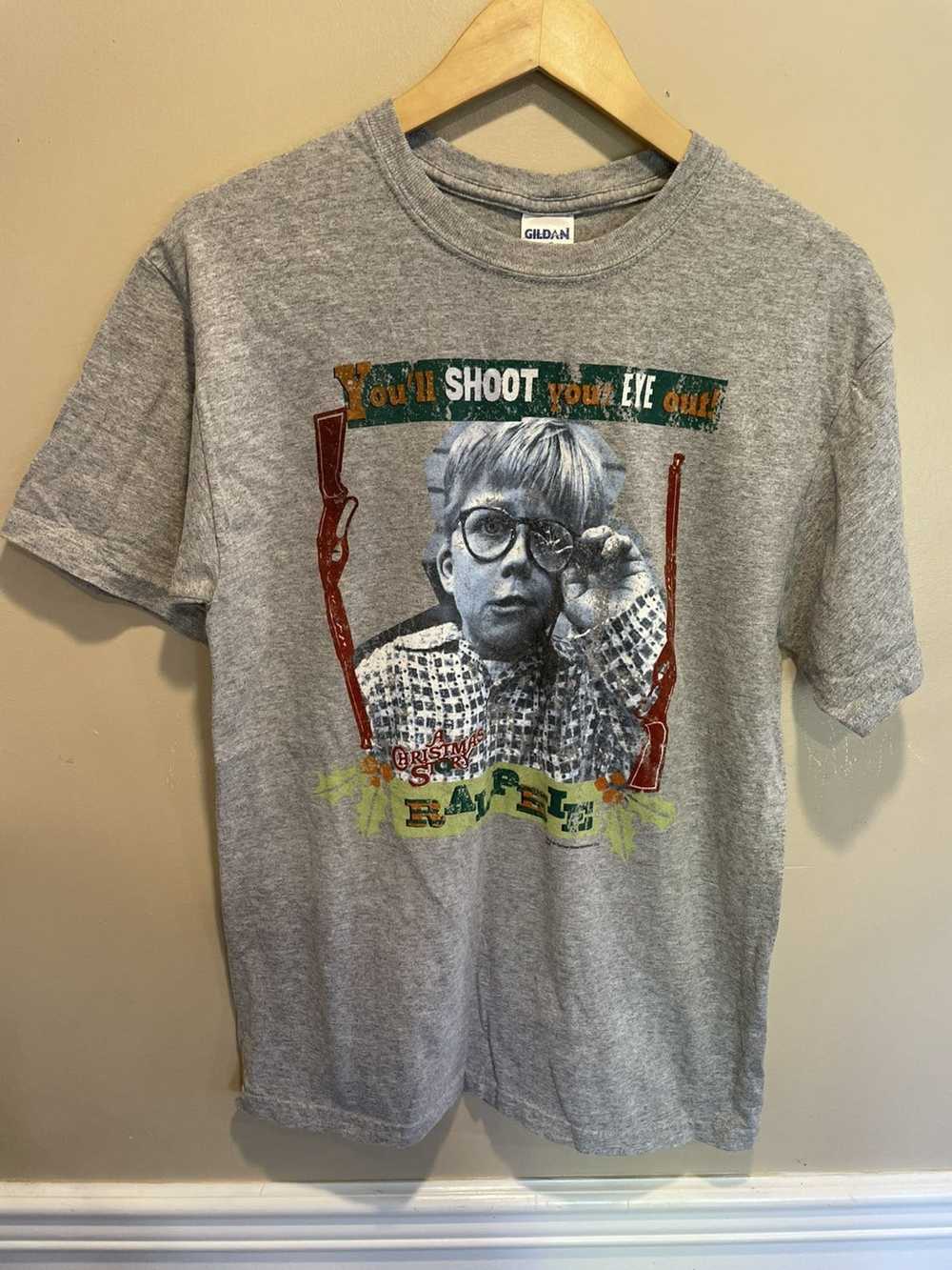 Gildan A christmas story movie tee grey medium - image 1