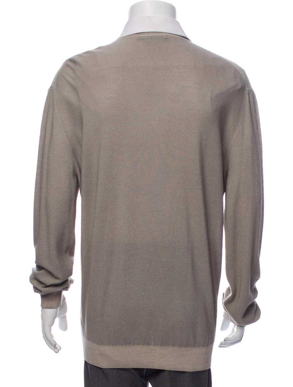 Ermenegildo Zegna Men's V-Neck Sweater - image 6