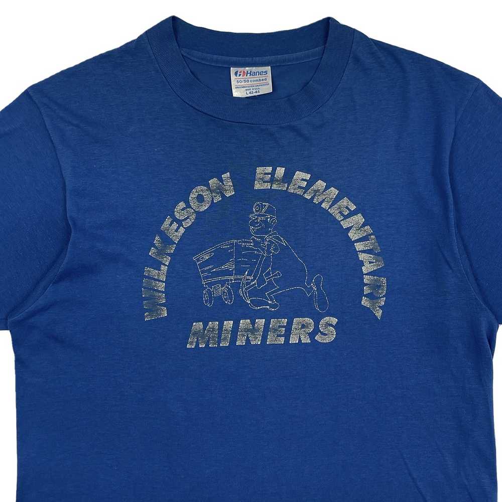 Vintage 1980's Wilkeson Elementary Miners T-shirt - image 3