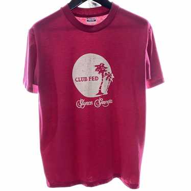Vintage Club Fed Glynco Georgia L Pink T-shirt Vin