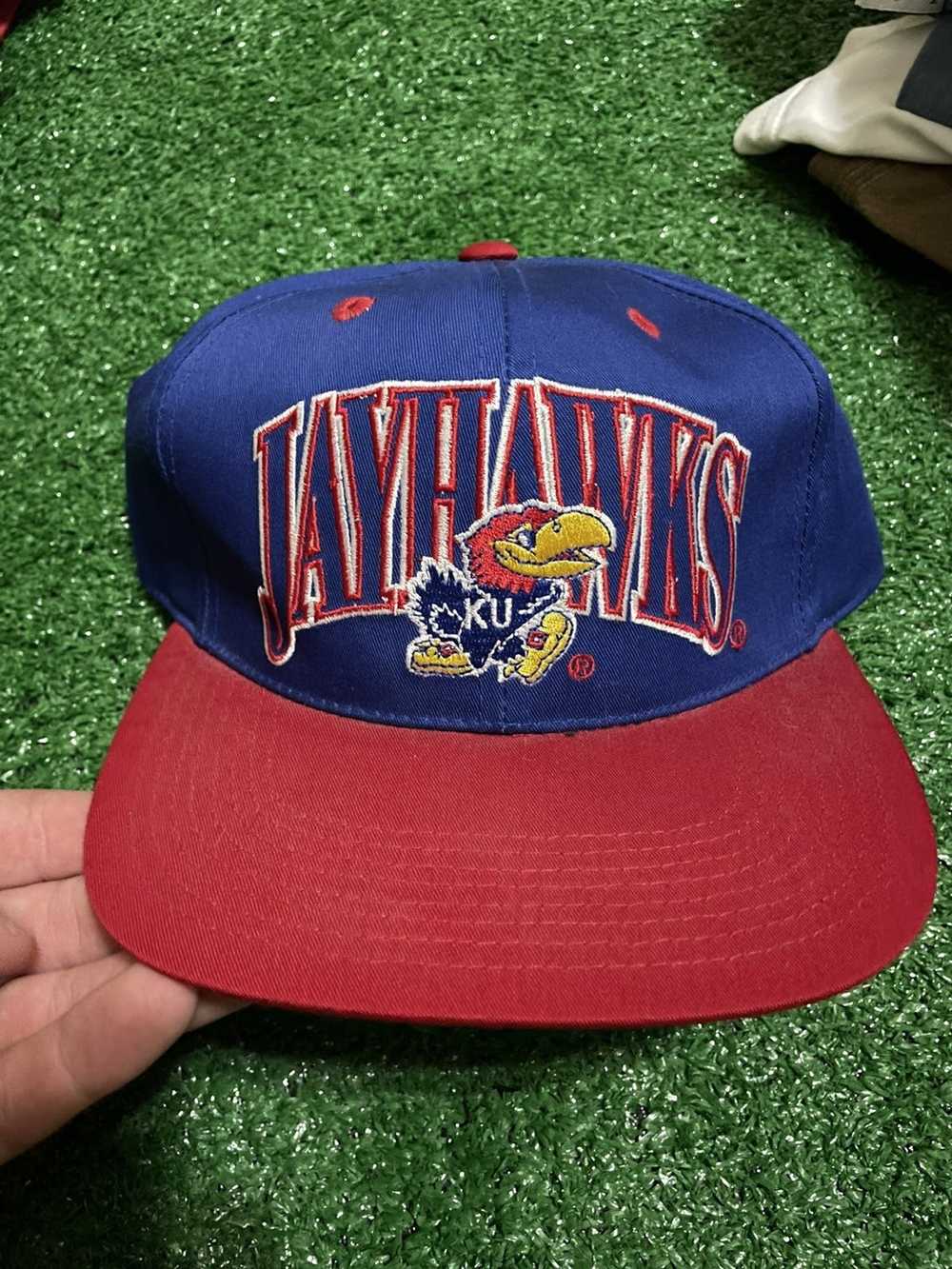 Blue Vintage Kansas Jaykhawks Snapback - image 1