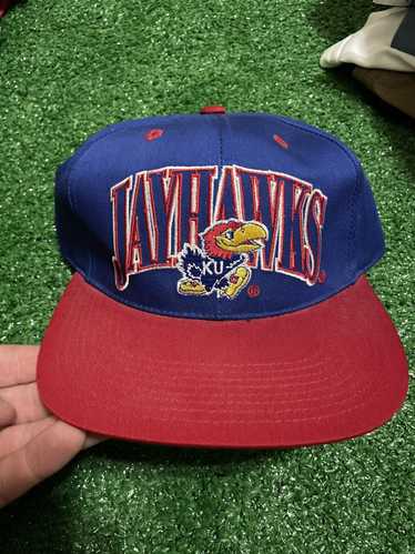 Blue Vintage Kansas Jaykhawks Snapback