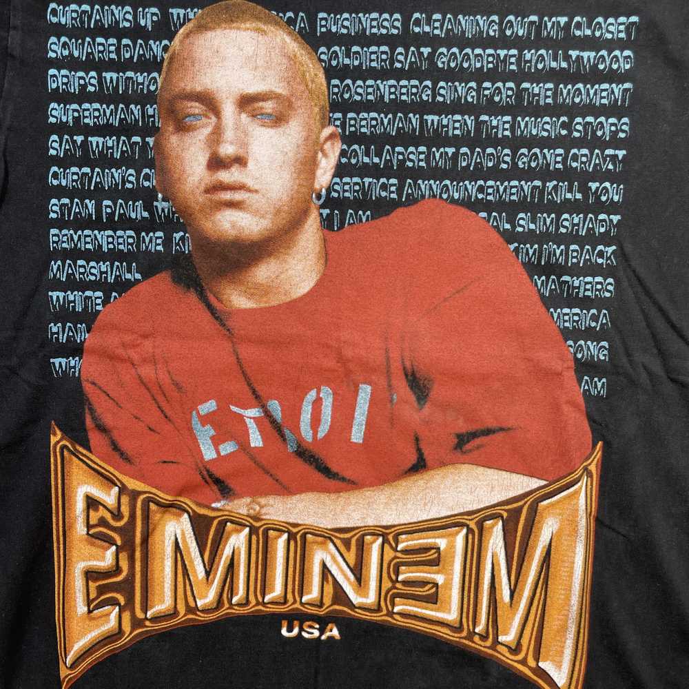 Vintage Eminem bootleg T-shirt - image 3