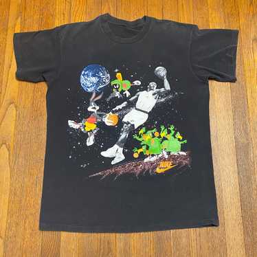 Vintage 90s Nike Space Jam T Shirt Michael Jordan… - image 1
