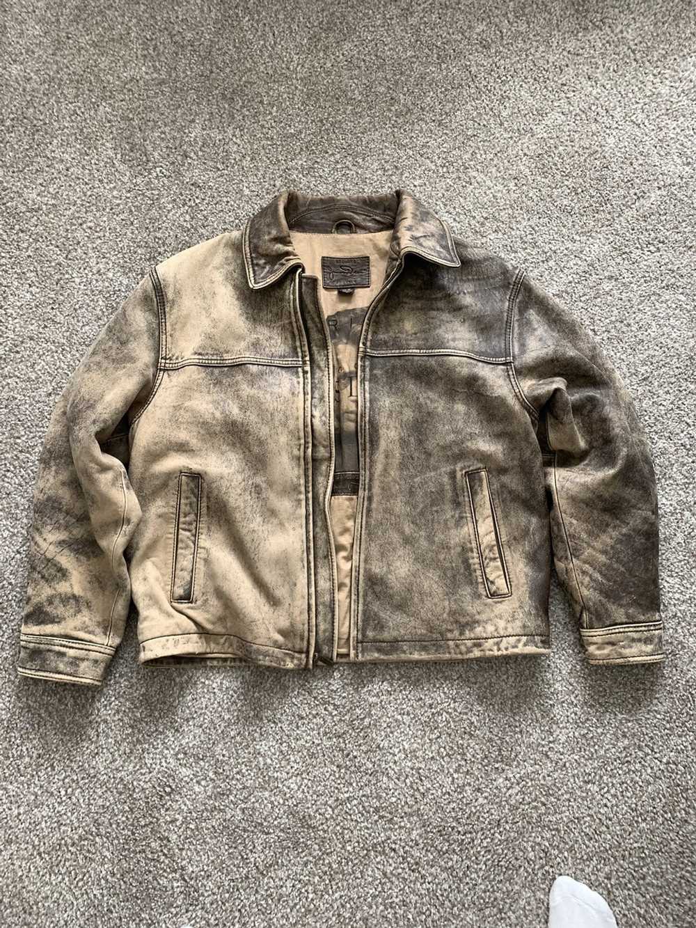 Vintage James dean leather jacket - image 2