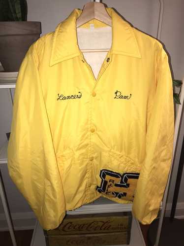 Vintage Marching Band Jacket 34 White Blue Gold Queen Prince