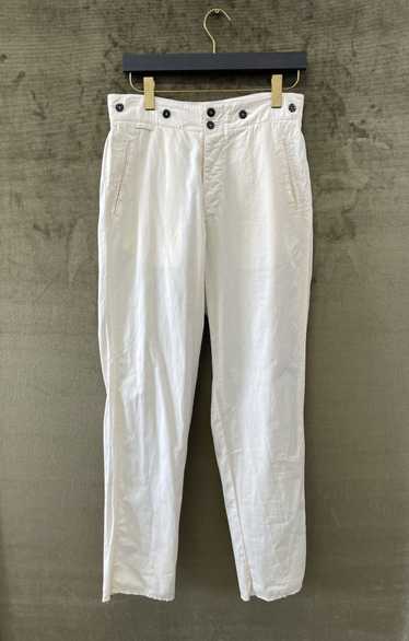 Stone Island White Cream Army Double Pants